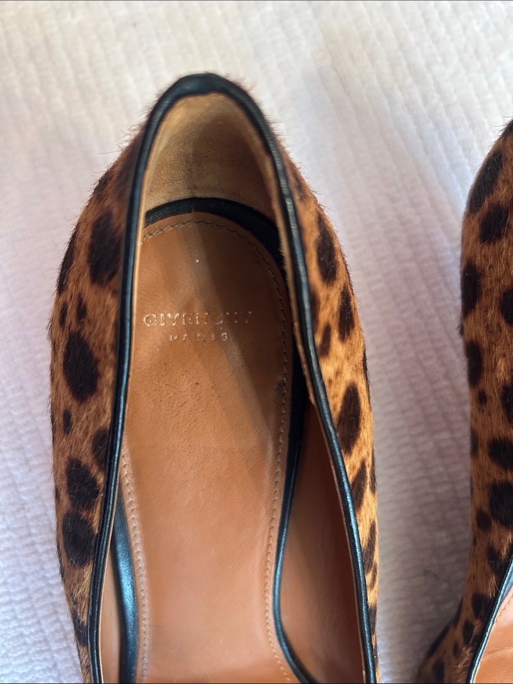Givenchy Leopard-Print Pointed Toe Heels in Brown and Black - Picture 2 of 13